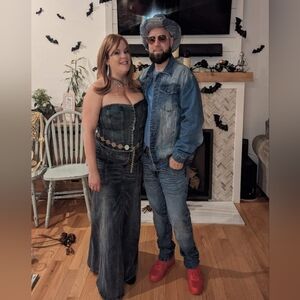 Britney Y2K denim outfit (Halloween)